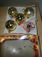 kerstballen goudkleurig, Ophalen of Verzenden, Zo goed als nieuw