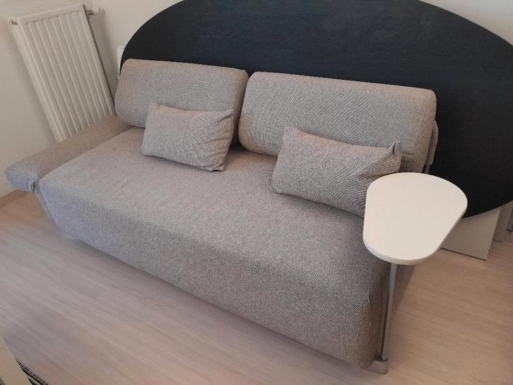 Zetel ombouwbaar tot bed, Huis en Inrichting, Zetels | Zetels, Zo goed als nieuw, Rechte bank, Tweepersoons, 150 tot 200 cm, 75 tot 100 cm