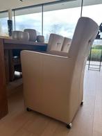 6 lederen beige zeteltjes van het merk Mobitec, Ophalen, Gebruikt