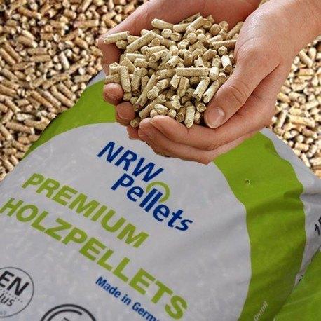 Houtpellets voor pelletkachel, NRW pellets: AFGEHAALD, Tuin en Terras, Brandhout, Blokken, Overige houtsoorten, Minder dan 3 m³