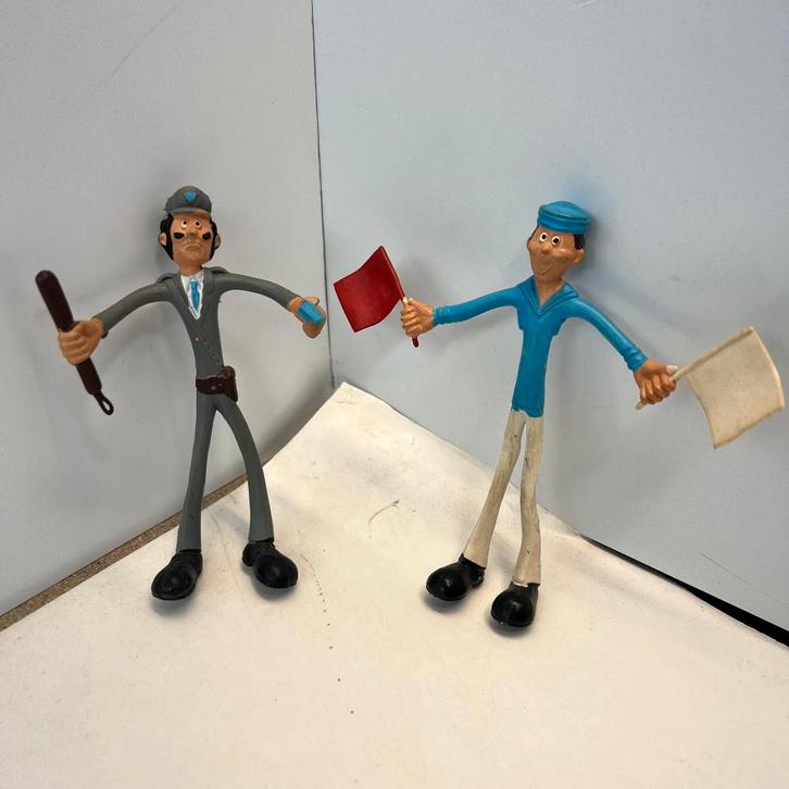 Figurine pliable en plastique 50-60 jouets allemands, Autos : Divers, Accessoires de voiture, Utilisé, Enlèvement ou Envoi