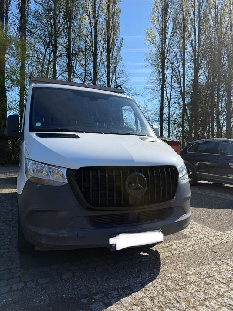 Mercedes sprinter L1H1 2020, Wit, Leder, Diesel, Particulier