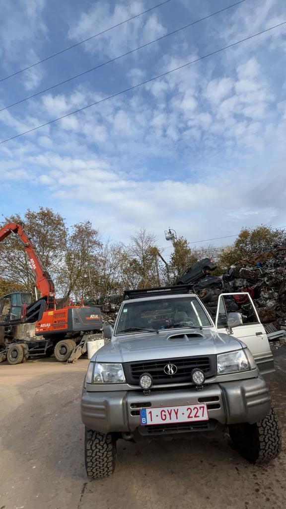 Hyundai galloper 2.5 intercooler turbo, Auto's, Hyundai, Particulier, Galloper, 4x4, Airbags, Airconditioning, Bluetooth, Dakrails