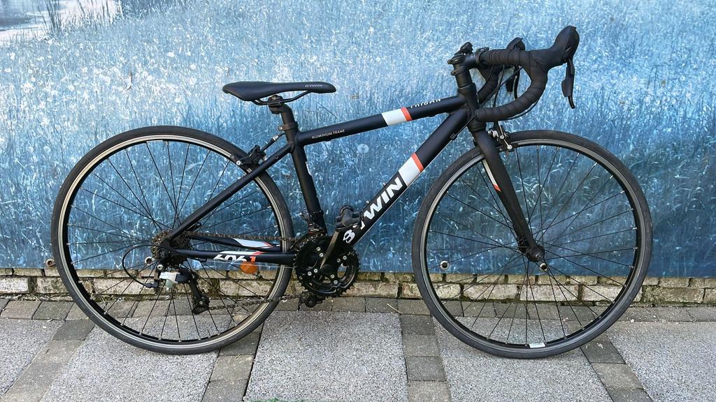 Kinder racefiets 24 inch Btwin Triban 500, Fietsen en Brommers, Fietsen | Racefietsen, Zo goed als nieuw, Meer dan 20 versnellingen