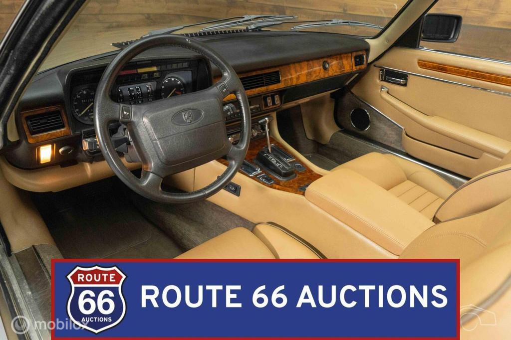 Jaguar XJS Cabriolet 5.3 | 1990 | Route 66 Auctions, Auto's, Zwart, Bedrijf, Handgeschakeld, Overige carrosserie