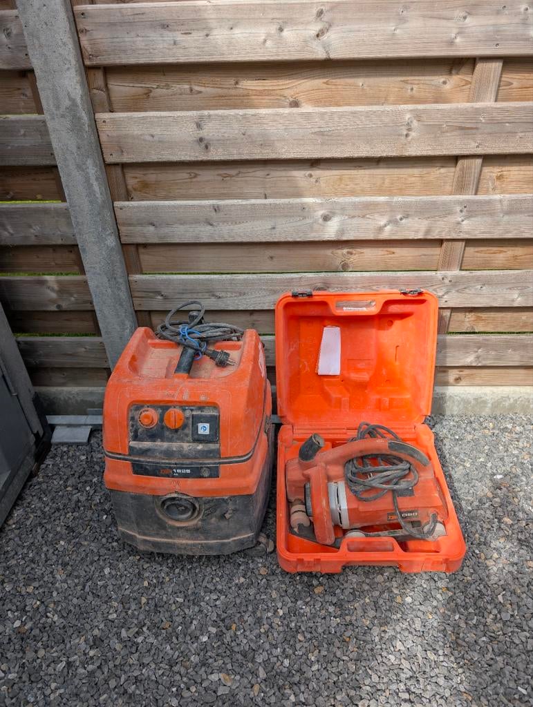 Spit d90+stofzuiger, Ophalen