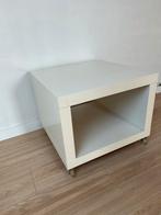 Salontafel wit op wieltjes, Enlèvement, Comme neuf