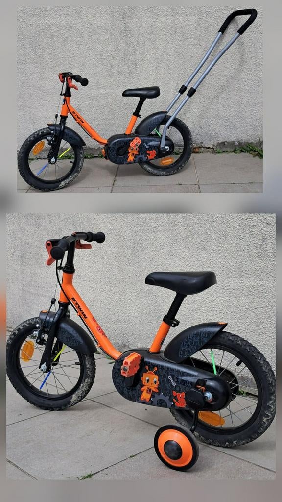 Kinderfiets, Ophalen, Zo goed als nieuw, Zijwieltjes