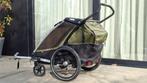 Thule Chariot Cab 2 - Dubbele Fietskar - Cypress Green, 40 à 60 kg, Enlèvement, Utilisé, Remorque pour enfant