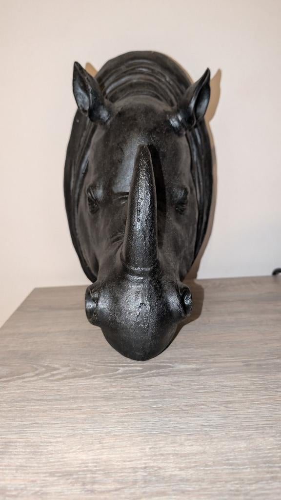 Neushoorn hoofd 33cm l 20cm b, Ophalen