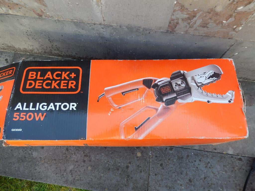 KETTINGZAAG, Doe-het-zelf en Bouw, Gereedschap | Zaagmachines, Ophalen, Gebruikt, Kettingzaag, Black & Decker