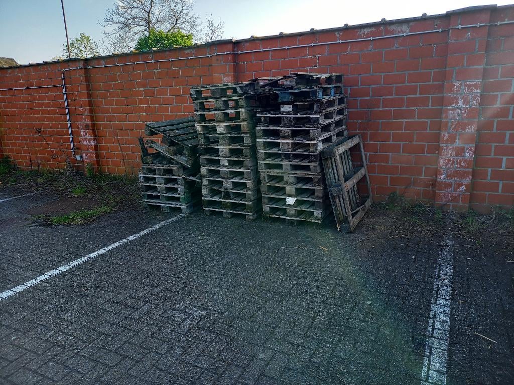 GRATIS PALETTEN (hout), Tuin en Terras, Brandhout, Ophalen
