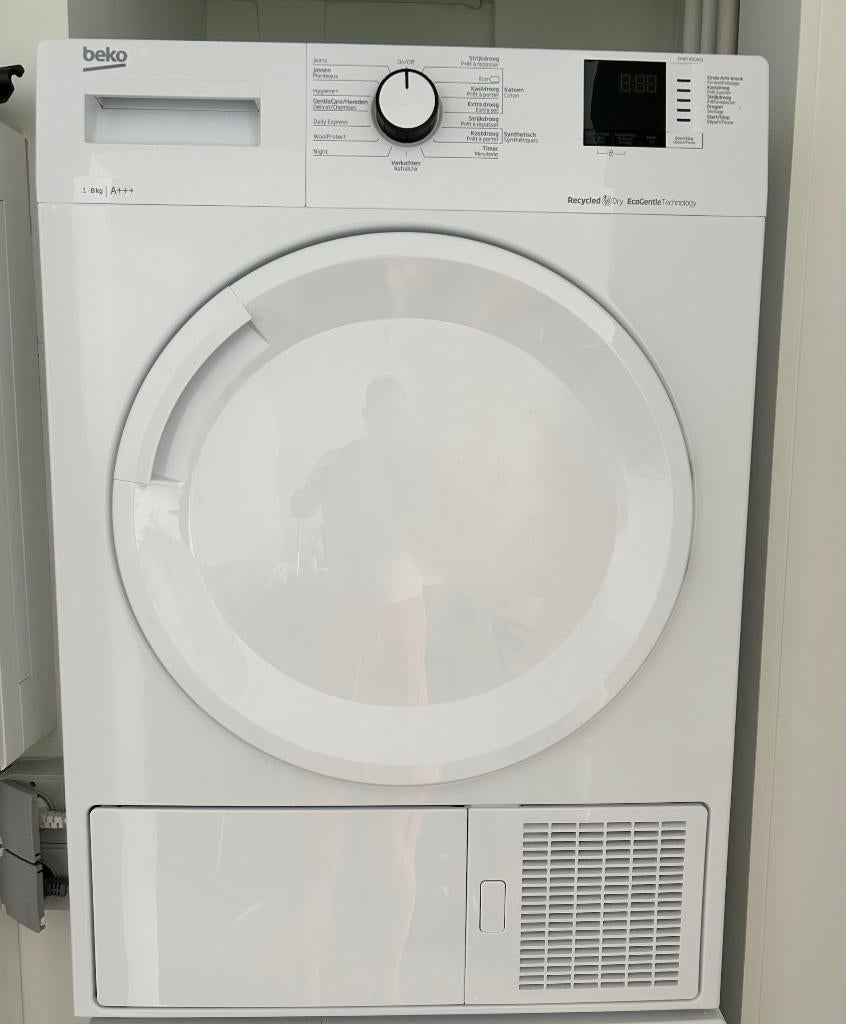 Beko droogkast warmtepomp 8 kg – NIEUW, nooit gebruikt, Elektronische apparatuur, Droogkasten, Ophalen, Minder dan 85 cm, 8 tot 10 kg
