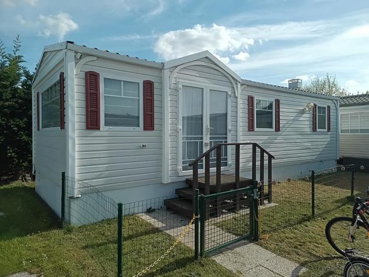 Stacaravan IRM op camping Jamboree te blankenberge, Caravanes & Camping, Caravanes résidentielles, Enlèvement ou Envoi