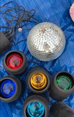 Party verlichting met discobol jaren 1990, Ophalen, Gebruikt, Discobol, Geluidgestuurd