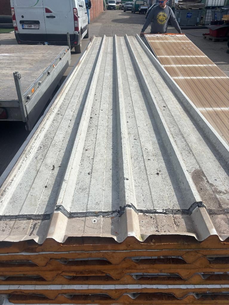 Panneaux de toit/panneaux sandwich isolés, isolation de 3 cm, Bricolage & Construction, 15 m² ou plus, Pelser, Isolation de toiture