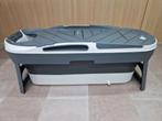 Opvouwbaar bad - Donker Grijs - 143cm lang, Gebruikt, 100 tot 150 cm, Overige typen, 50 tot 75 cm
