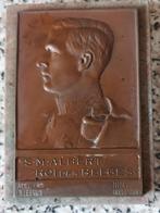 Plaque sur marbre roi albert, Enlèvement ou Envoi