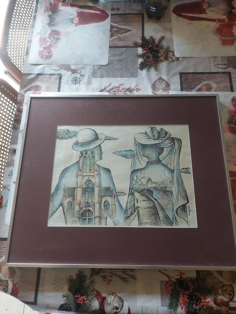 Tableau ( voyage de noces ), Antiquités & Art