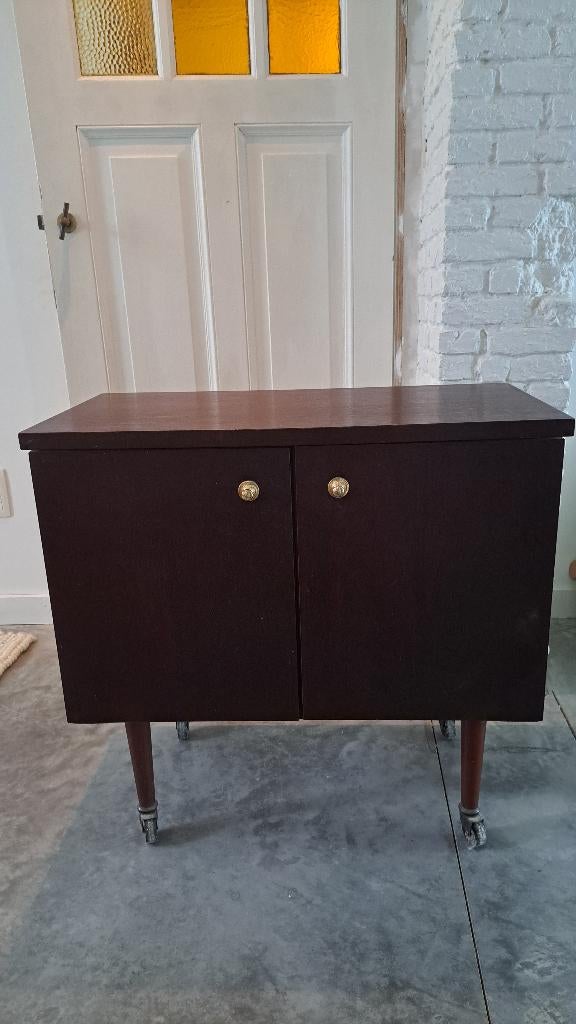 Vintage kastje, 25 à 50 cm, Avec porte(s), Enlèvement, Utilisé