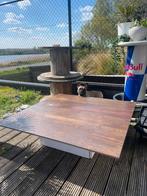 Natuursteentafel gratis op te halen, Tuin en Terras, Ophalen, Gebruikt
