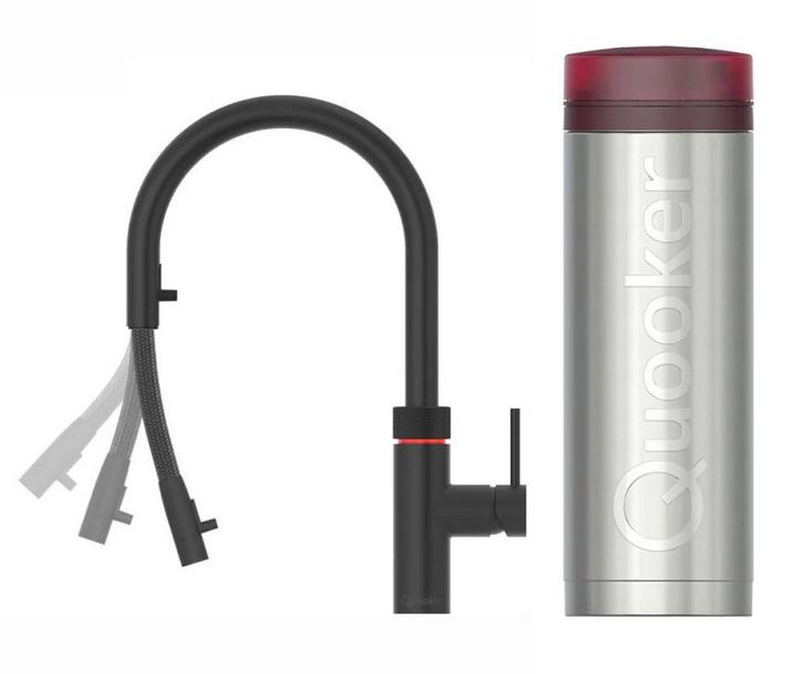 Quooker 3XBLK - Réservoir + eau bouillante PRO3 Flex Black, Bricolage & Construction, Chauffe-eau & Boilers, Neuf, Enlèvement