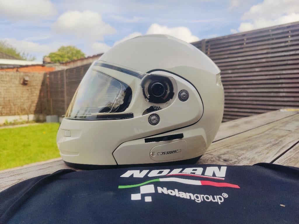 Motohelm Nolan, Motoren, Ophalen, Systeemhelm, S, Tweedehands