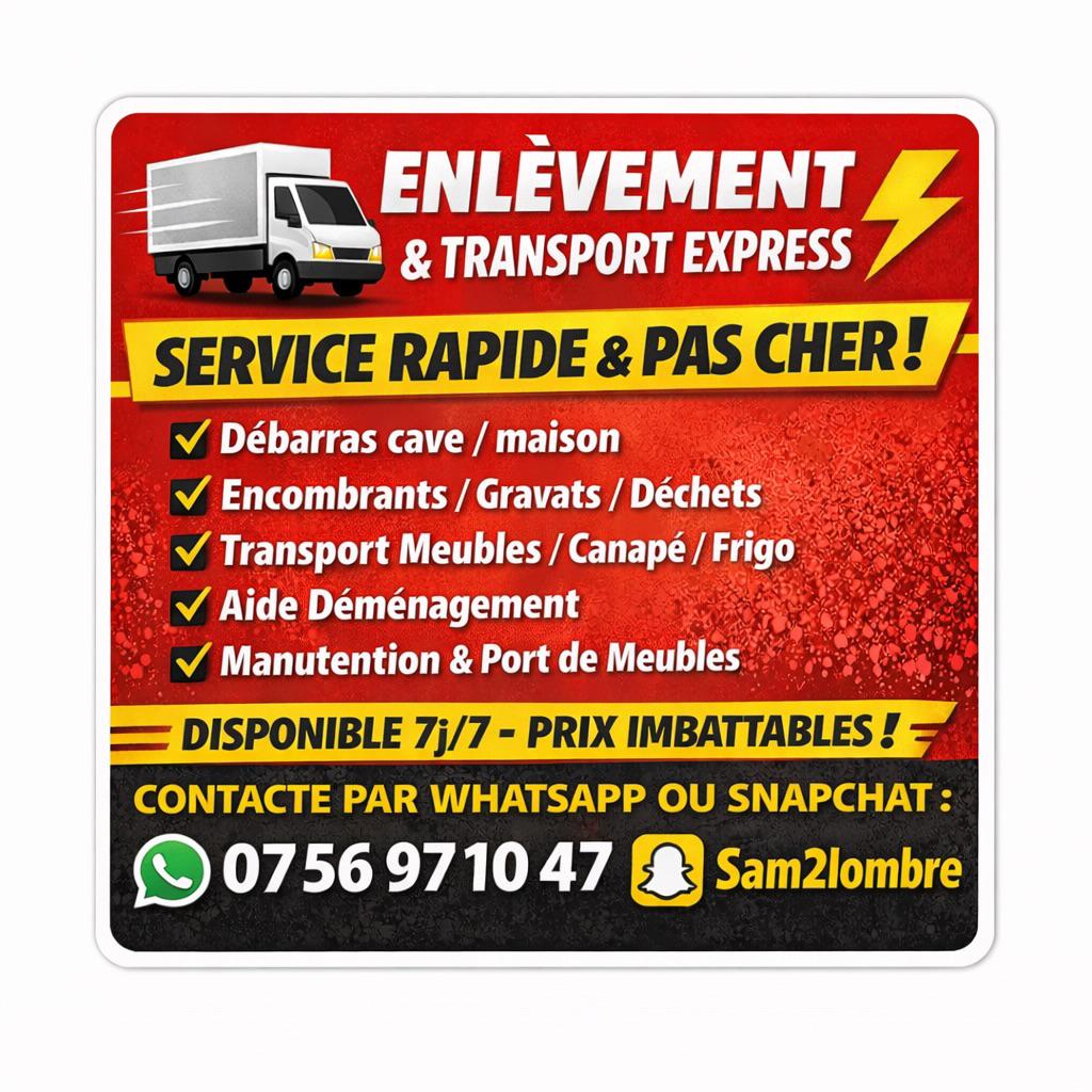 Transport et enlèvement, Enlèvement ou Envoi