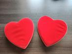 2 boîtes cœurs 
20cm sur 20cm, Maison & Meubles, Enlèvement