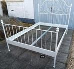 Lit Leirvik 140x200 cm métallique blanc Ikea, Enfants & Bébés, Enlèvement