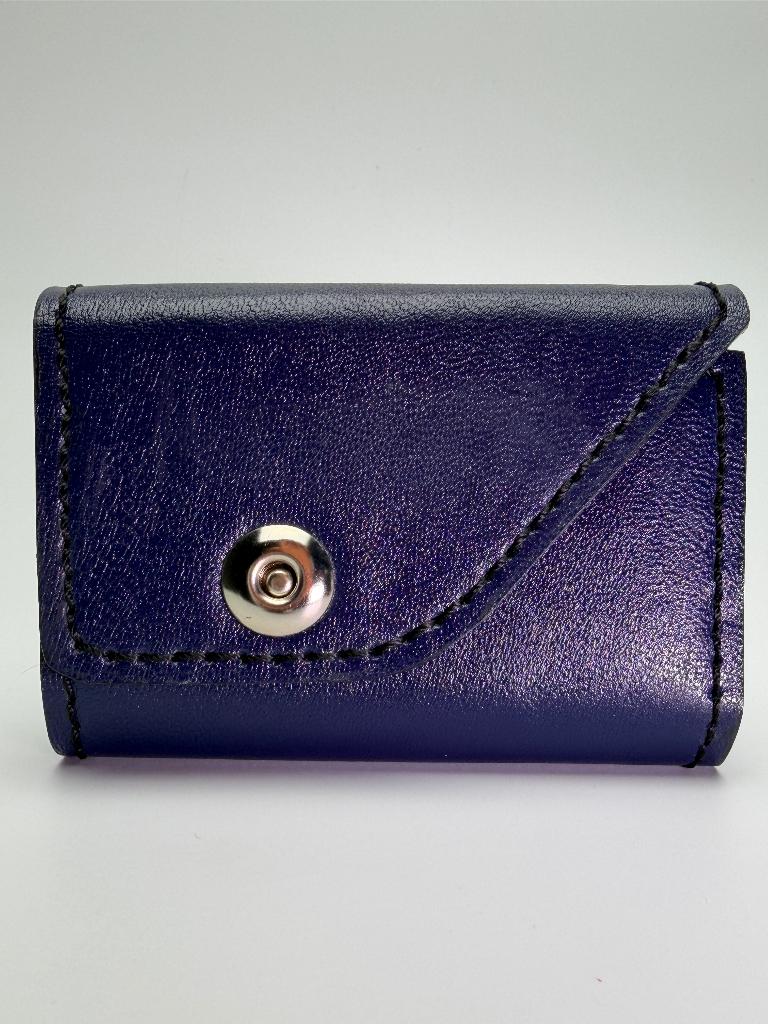 Porte-cartes en Cuir de Chèvre Fait Main – 11 Fentes, Bijoux, Sacs & Beauté, Porte-monnaie & Portefeuilles, Enlèvement ou Envoi