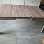 Table carree avec rallonge integree 140x140-180cm, Maison & Meubles, 150 à 200 cm, Cinq personnes ou plus, Carré, 100 à 150 cm