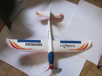 modelvliegtuig merlin multiplex, Hobby & Loisirs créatifs, Enlèvement ou Envoi, Utilisé, Électro