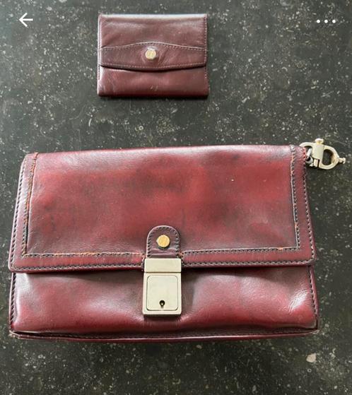 Handtas voor heren met portemonneetje, Handtassen en Accessoires, Tassen | Schoudertassen, Gebruikt, Overige merken, Overige kleuren