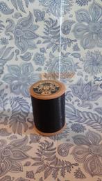 500m de fil de coton noir sur bobine en bois, Hobby & Loisirs créatifs, Enlèvement ou Envoi, Neuf, Fil ou Aiguille(s)