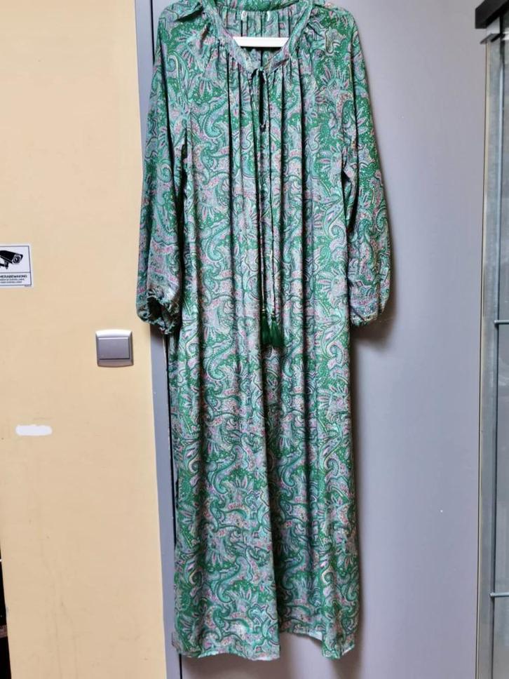 Jurk maat XXL - LOLA & LIZA, Kleding | Dames, Jurken, Zo goed als nieuw, Maat 46/48 (XL) of groter, Groen, Onder de knie, Ophalen of Verzenden