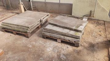 Betonplaat voor Deense container., Enlèvement, Utilisé