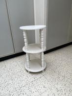 Rond geverfd tafeltje / bijzettafel, Huis en Inrichting, Tafels | Bijzettafels, Ophalen, Gebruikt, Rond, 60 cm of meer