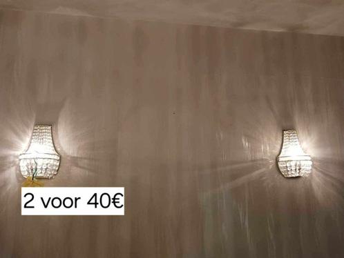 Staan-, tafel- en plafondverlichting tussen 10 en 40 euro, Huis en Inrichting, Lampen | Kroonluchters, Zo goed als nieuw, Glas