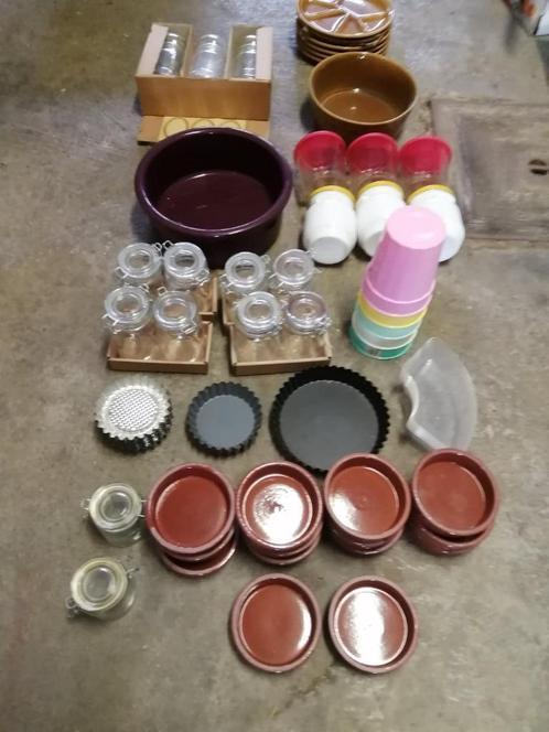 lot pour ménage divers, Huis en Inrichting, Keuken | Keukenbenodigdheden, Gebruikt, Ophalen
