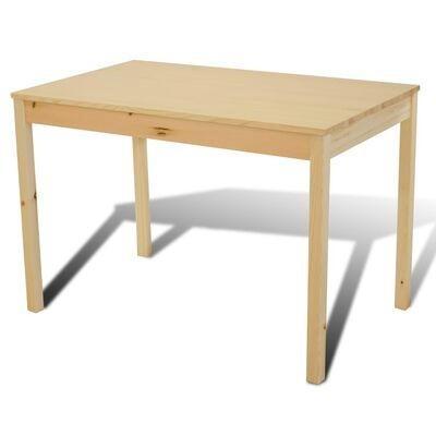 Grenen houten eettafel plus 2 stoelen, Huis en Inrichting, Tafels | Eettafels, Ophalen