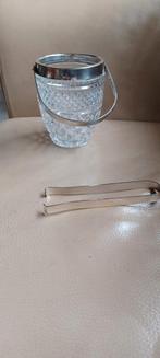 Ijskoeler+ tang, Antiek en Kunst, Ophalen of Verzenden