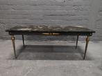 vintage marmer salontafel, Huis en Inrichting, Ophalen, Overige materialen, Gebruikt, 50 tot 100 cm