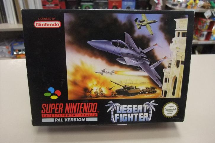 Desert Fighter (cib) ukv snes, Games en Spelcomputers, Games | Nintendo Super NES, Gebruikt, Shooter, 1 speler, Vanaf 7 jaar, Ophalen of Verzenden