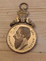 Médaille en bronze Léopold 2 1907, Bronze, Enlèvement ou Envoi