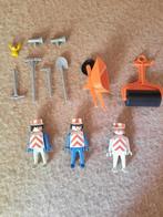 Zeldzaam Playmobil Wegenwerkers Set uit 1974 - Vintage Klass, Kinderen en Baby's, Speelgoed | Playmobil, Ophalen, Gebruikt, Complete set