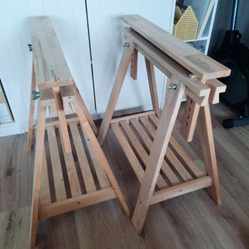 2 x tréteaux et tréteaux Vika Artur Ikea, Enlèvement, Comme neuf