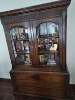 Antieke etalage kast, Huis en Inrichting, Kasten | Vitrinekasten, Ophalen, 200 cm of meer, Klassiek, 150 tot 200 cm