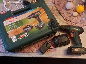 Bosch universal drill 18v complet  beschikbaar voor biedingen