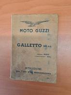 Moto Guzzi Galleto 160cc Istruzioni, Motos, Modes d'emploi & Notices d'utilisation, Moto Guzzi